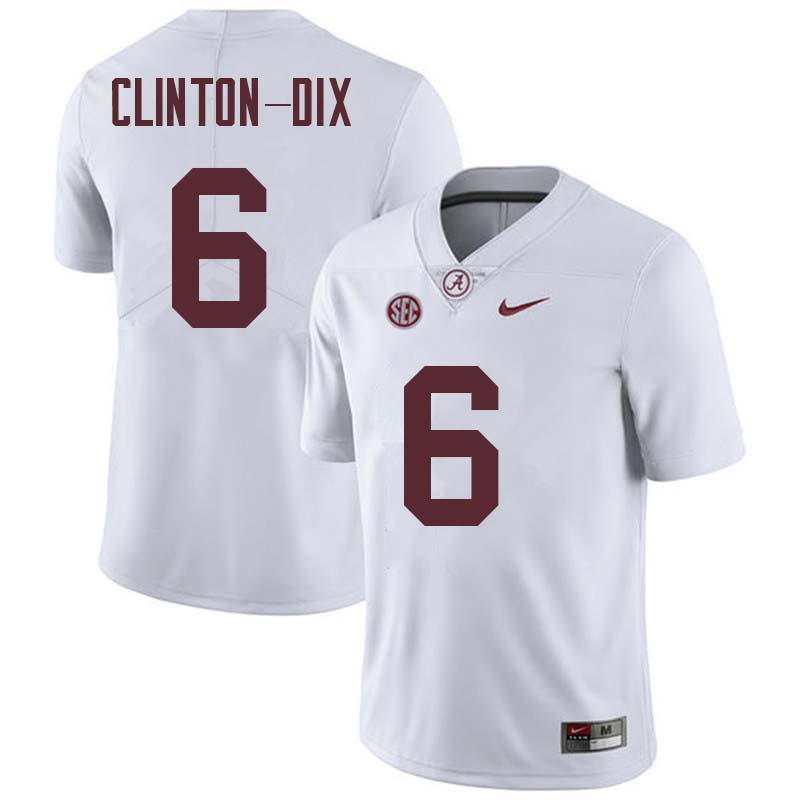 Men #6 Ha Ha Clinton-Dix Alabama Crimson Tide College Football Jerseys Sale-White
